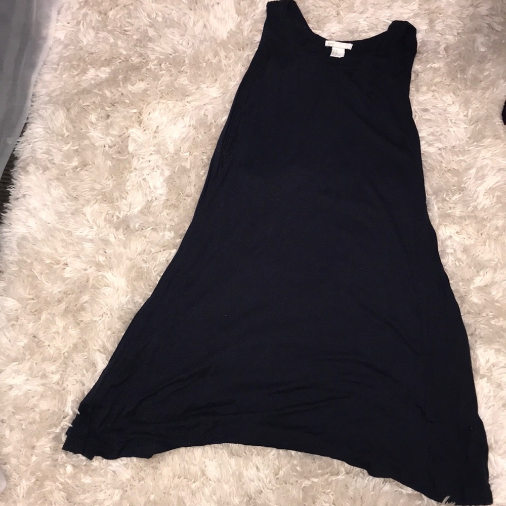 Navy Blue Flare Dress